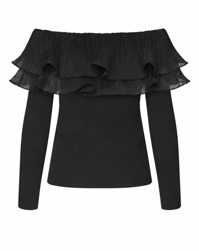 Cras Cph - Flouncecras Bluse - Black